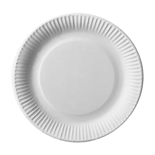 100 piatto in carta FSC Scarlatti bianco 23cm